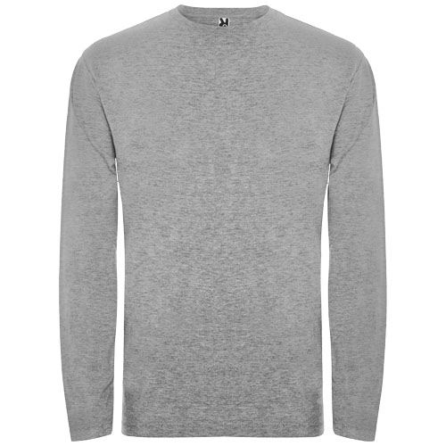 T-shirt publicitaire 160g manches longues homme Extreme Roly Gris chiné